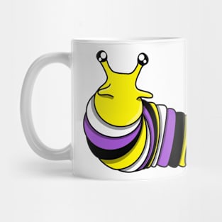 Nonbinary Pride Fidget Slug Mug